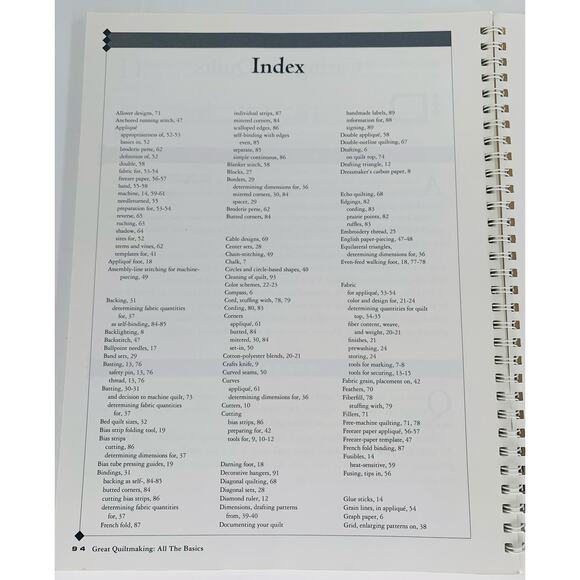 Quilt Book For Beginners Great Quiltmaking All the Basics Better Homes & Gardens - Picture 7 of 8